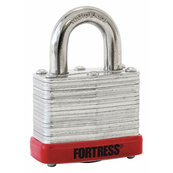 Lockout Padlock, KD, Red, 1-1/4