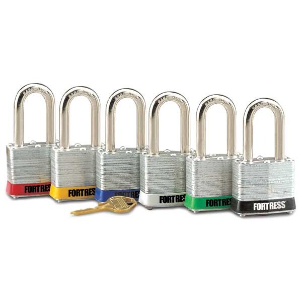 Lockout Padlock, KD, Red, 1-1/4