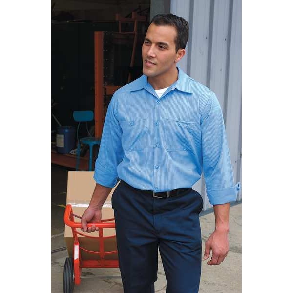 Industrial Work Pants, Navy, Size 46x32 In