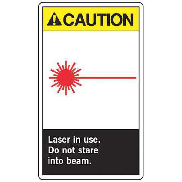 Label, 5 in H, 3 1/2 in W, Vinyl, Vertical Rectangle, LRAD603VSP
