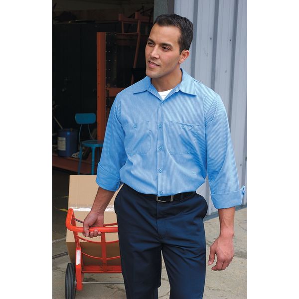 Industrial Work Pants, Navy, Size 36x34 In