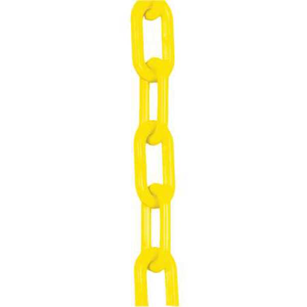 Plastic Chain, 3 In x 100 ft, Yellow