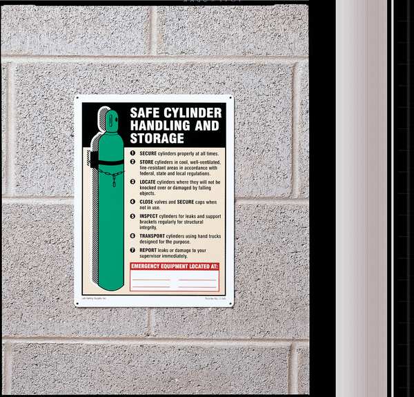Safety Sign Label, 10 in Height, 7 in Width, Vinyl, Horizontal Rectangle, English