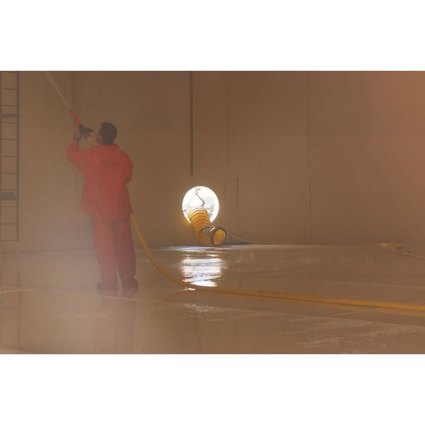 Vent Duct, 12 In Dia. x 16 ft, Ylw