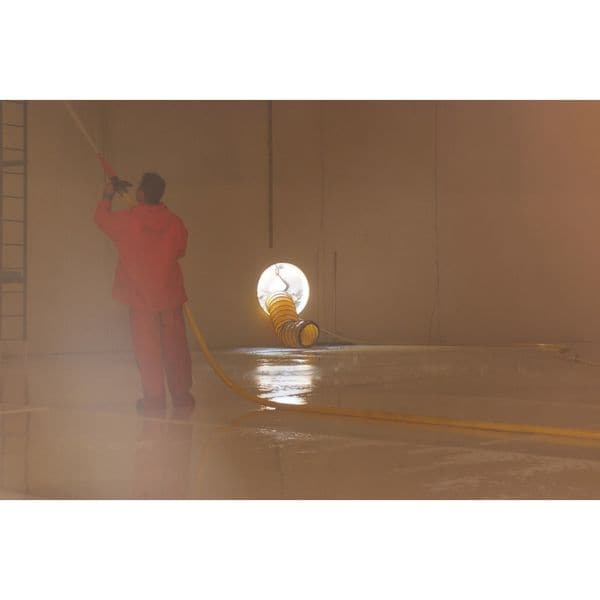 Vent Duct, 8-1/2 In Dia. x 25 ft, Ylw