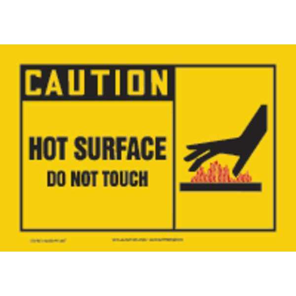 Safety Label, 3 1/2 in H, 5 in W, Vinyl, Horizontal Rectangle, English, LEQM647VSP