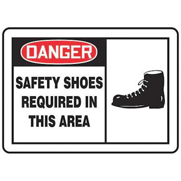 Safety Label, 3-1/2 In. H, 5 In. W, PK5, LPPE002VSP