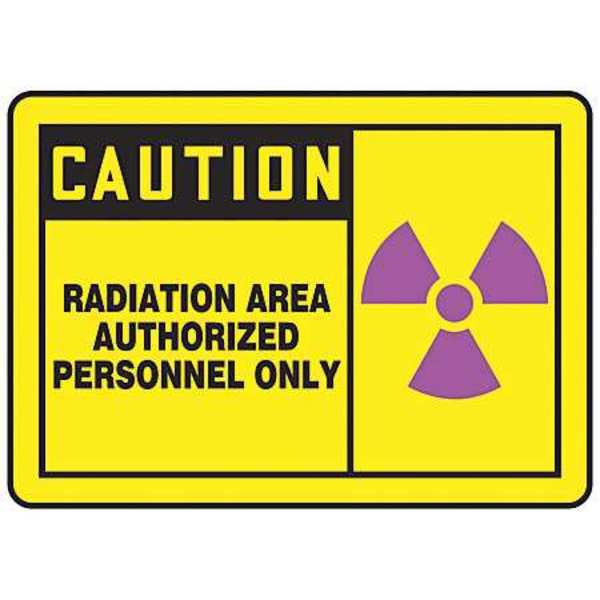 Safety Label, 3 1/2 in H, 5 in W, Vinyl, Horizontal Rectangle, LRAD608VSP