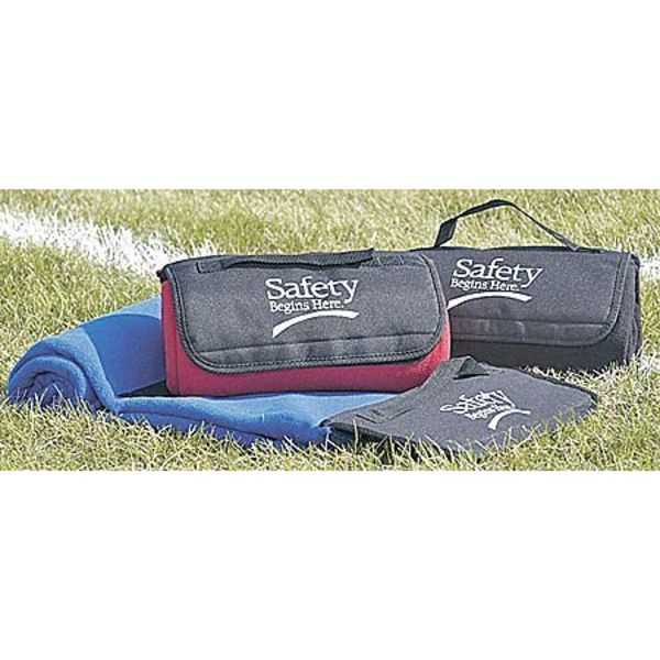 Blanket, Safety Begins Here, Navy Blue