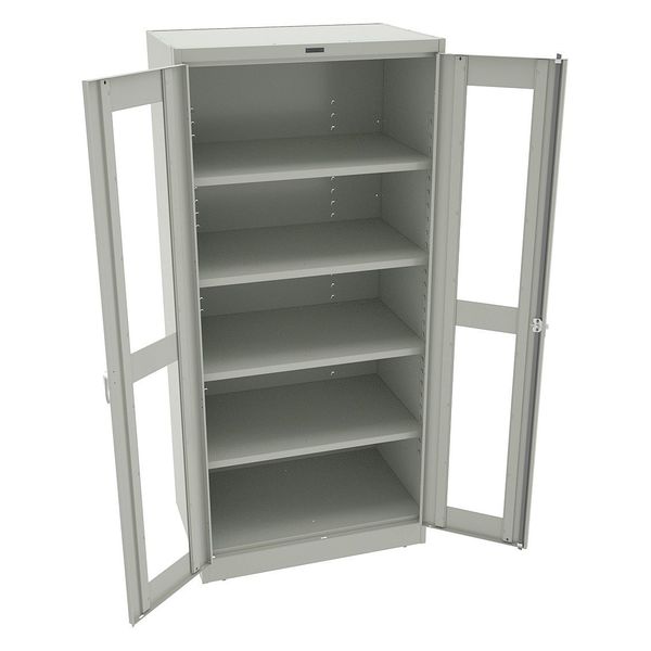 22 ga. Steel Storage Cabinet, 36 in W, 78 in H, Stationary