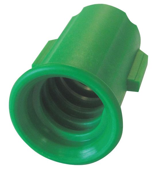 Acme thread adapter, Plastic, Green