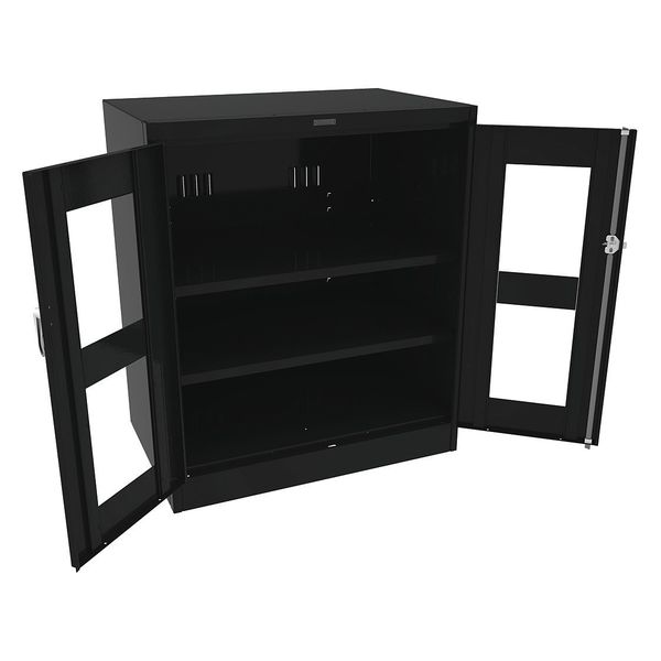 22 ga. Steel Storage Cabinet, 36 in W, 42 in H, Stationary