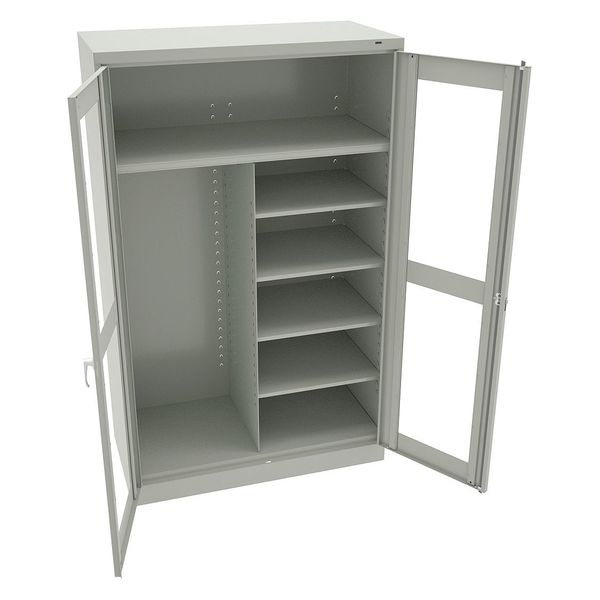 20/22 ga. ga. Steel Storage Cabinet, 48 in W, 78 in H, Stationary