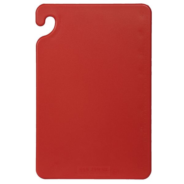 Cutting Board, 20 x 15 x 1/2 In, Red