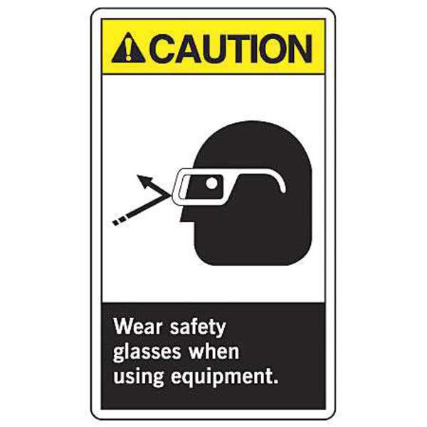 Label, 5 In. H, 3-1/2 In. W, PK5, LPPE613VSP