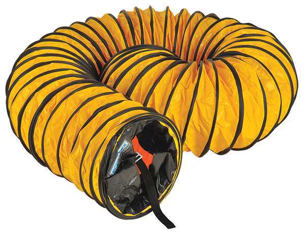 Vent Duct, 12 In Dia. x 16 ft, Ylw