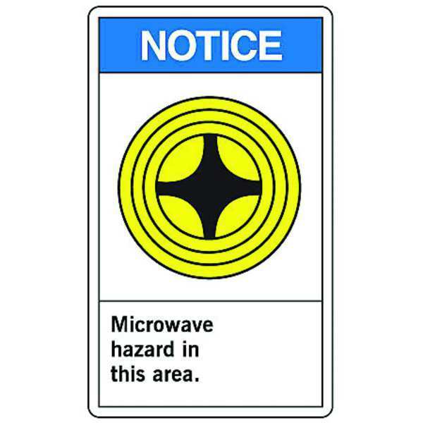 Label, 5 in H, 3 1/2 in W, Vinyl, Vertical Rectangle, LRAD800VSP