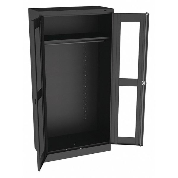 24 ga. ga. Steel Storage Cabinet, 36 in W, 72 in H, Stationary