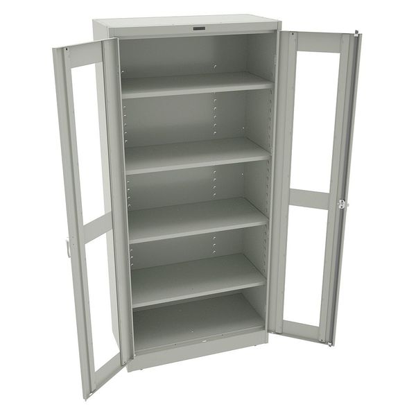 22 ga. Steel Storage Cabinet, 36 in W, 78 in H, Stationary