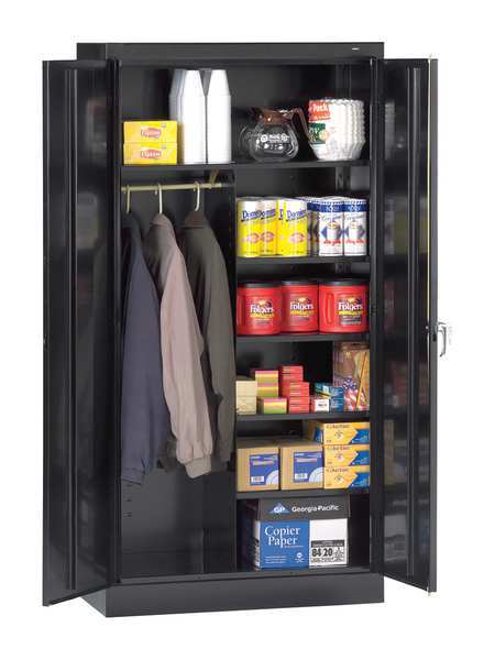24 ga. Steel Storage Cabinet, 36 in W, 72 in H