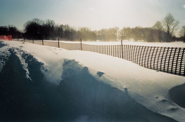 Snow Fence, 4 ft. H, 50 ft. L, Orange