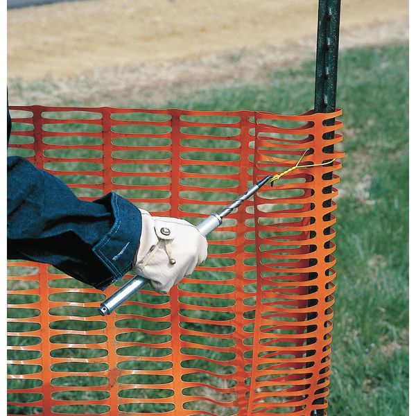 Snow Fence, 4 ft. H, 50 ft. L, Orange
