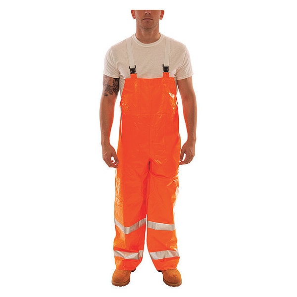 ComfortBrite Flame Resistant Rain Overall, Orange, M