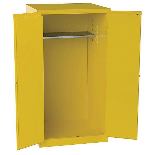 Cabinet, 2-Dr, 55 gal., Flammable, 34 x 65 x 34