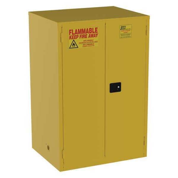 Cabinet, 2-Dr, 90 gal., Flammable, 34 x 65 x 43