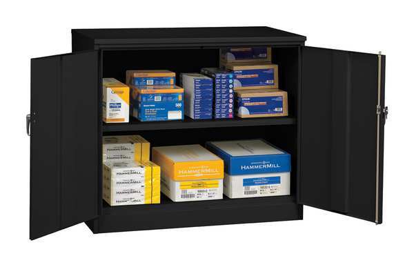 20/22 ga. Steel Storage Cabinet, 48 in W, 42 in H, Stationary