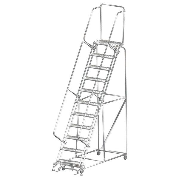 Lockstep Roll Ladder, T304 Steel, 110 in.H