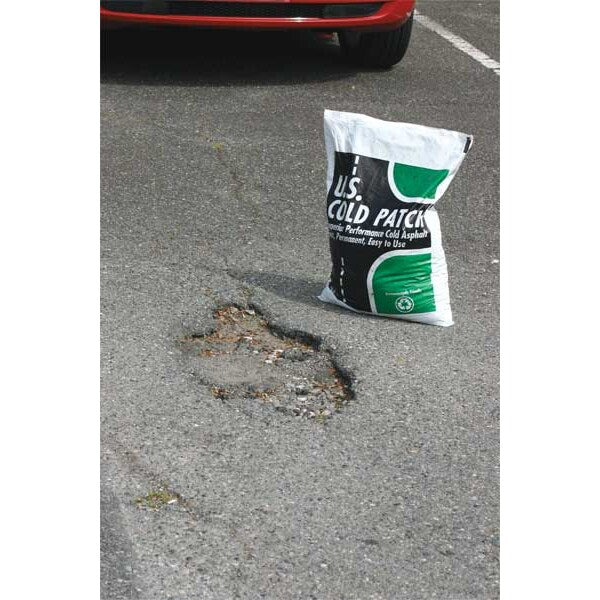 US Cold Patch Permanent Pothole Repair, 50 lb, Bag