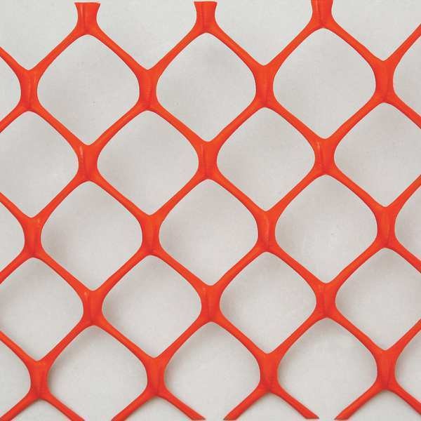 Safety Fence, 4 ft. H, Orange, 50 ft. L