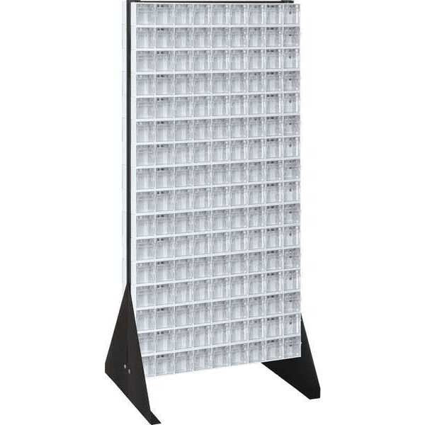 Bin Storage Rack, 288 Bins, White