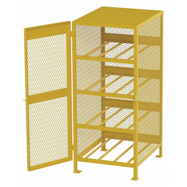 Gas Cylinder Cabinet, 33x40, Capacity 8