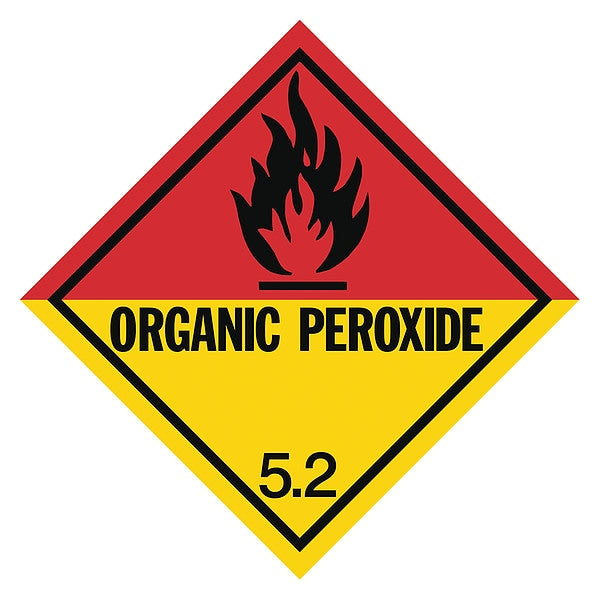DOT Label Organic Peroxide 4