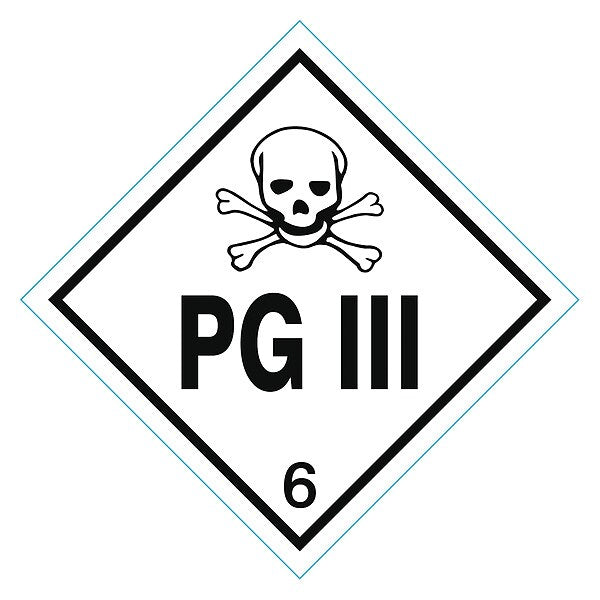 DOT Label PG III 4