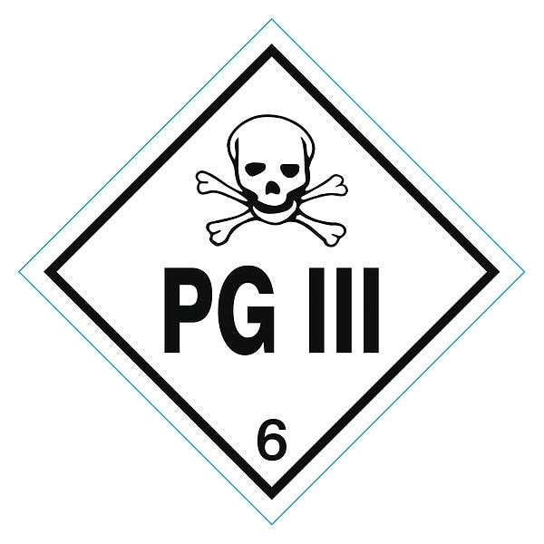 DOT Label PG III 4