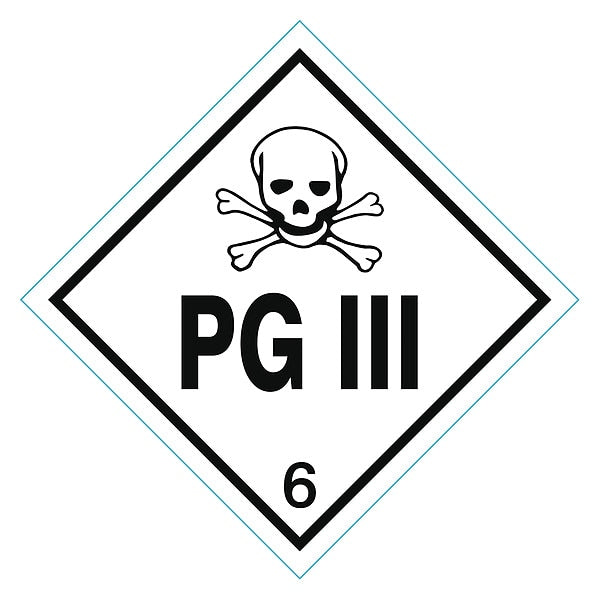 DOT Label PG III 4
