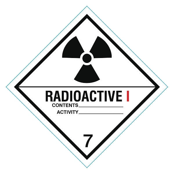 DOT Label, 4 In. H, PK25