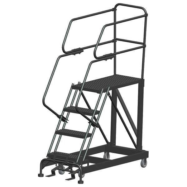 Roll Work Platform, Steel, Single, 40 In.H
