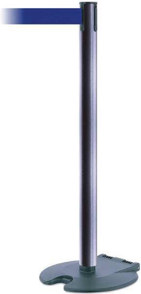 Barrier Post with Belt, Cast Iron
