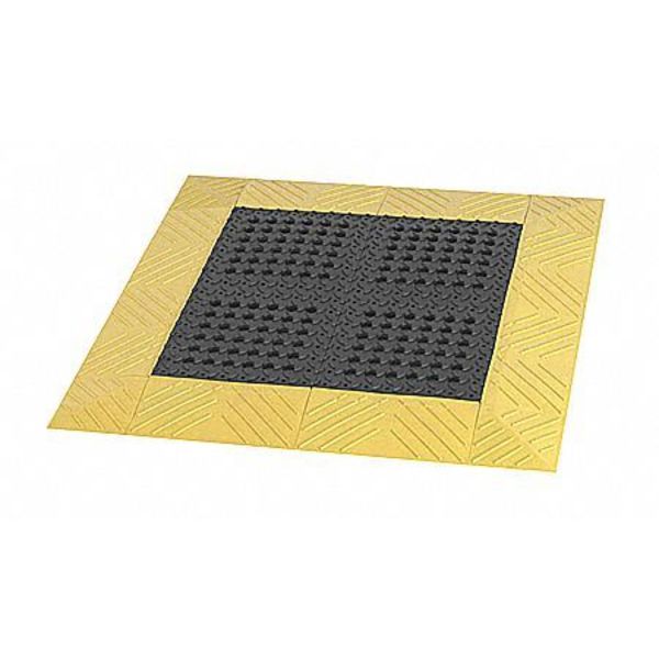 Interlocking Drainage Mat, 3 ft 6 in W x 6 Ft L, 1 In Thick