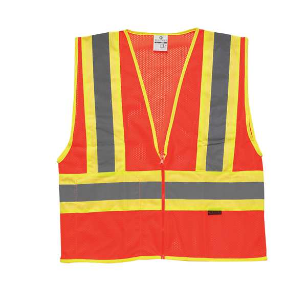 XL Class 2 High Visibility Vest, Orange