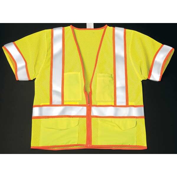 Large Class 3 High Visibility Vest, Lime