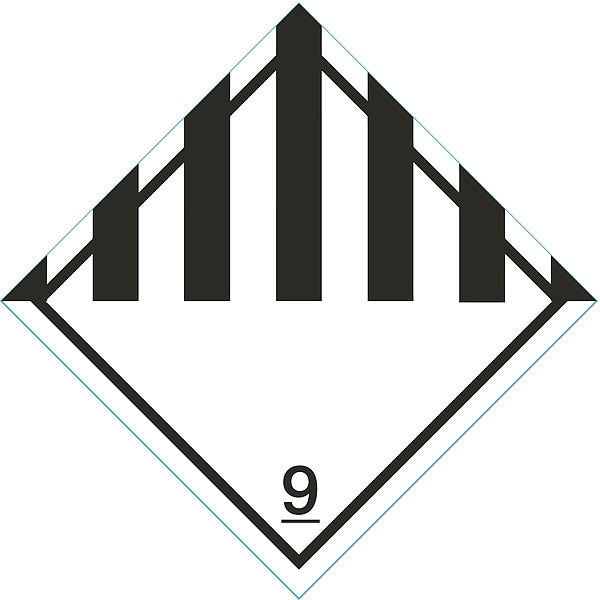 DOT Label, 4 In. H, 4 In. W, PK25