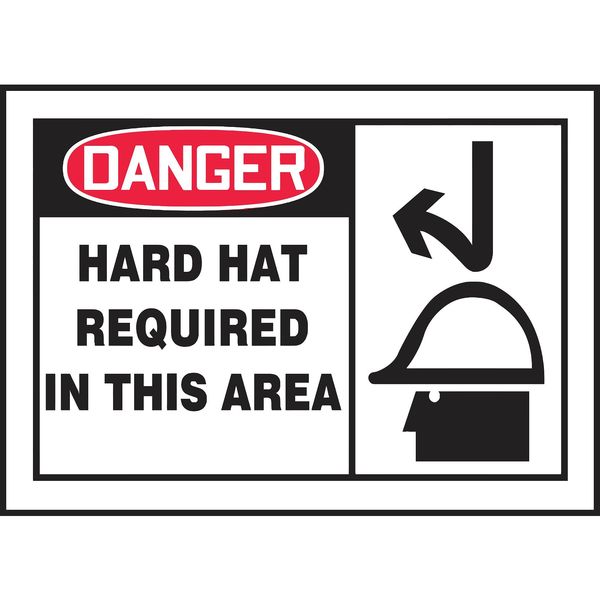 Safety Label, 3-1/2 In. H, 5 In. W, PK5, LPPE005VSP