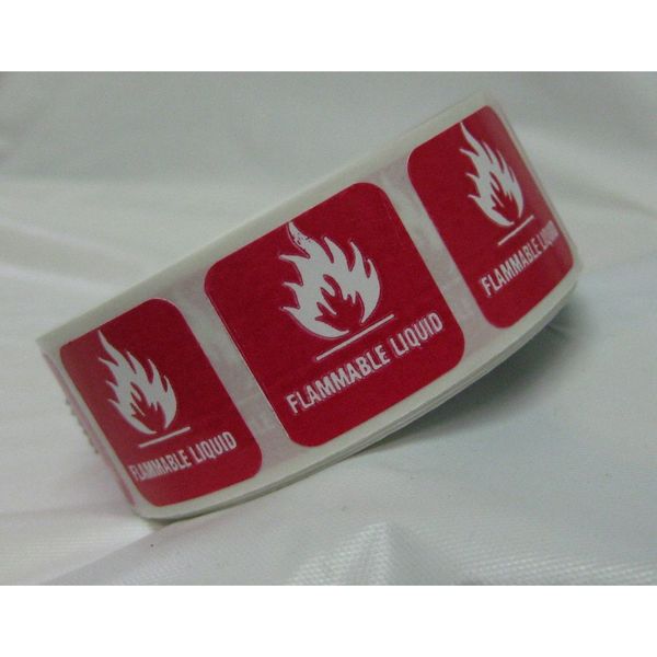 Label, 7/8 In. H, 7/8 In. W, PK500, LB132329
