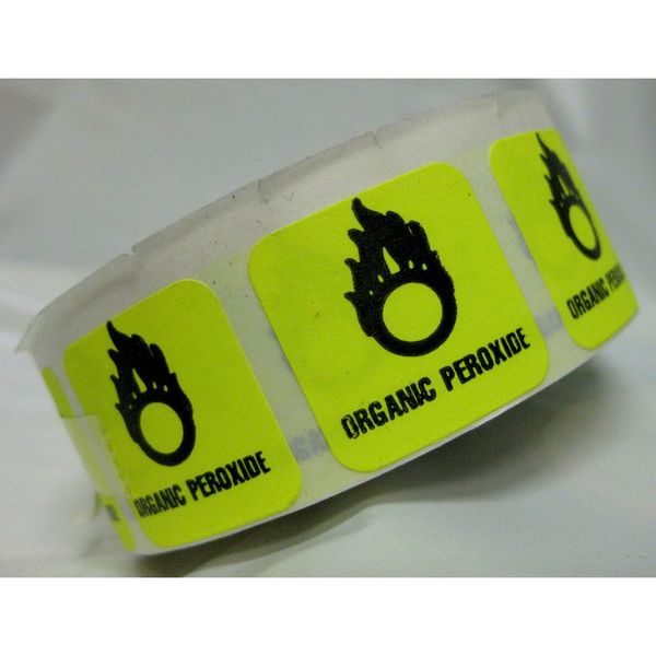 Label, 7/8 In. H, 7/8 In. W, PK500, LB132336