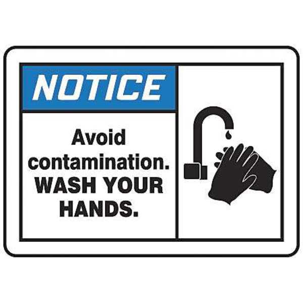 Safety Label, 5 In. W, 3-1/2 In. H, PK5